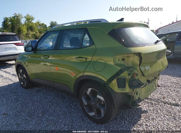 KMHRC8A37NU201864 2022 HYUNDAI VENUE Green Задня ліва чверть