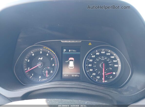 KMHT36AH2MU011670 2021 HYUNDAI VELOSTER N White Widok tylnych siedzeń
