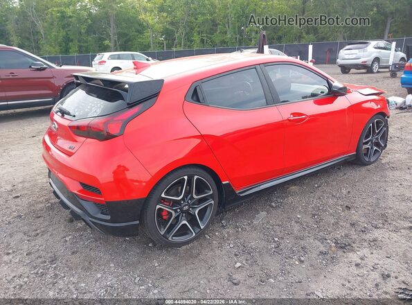 KMHT36AH3LU005133 2020 HYUNDAI VELOSTER N Red უკანა მარჯვენა