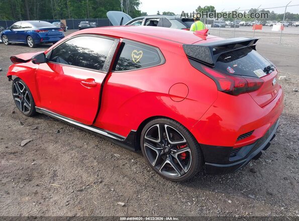 KMHT36AH3LU005133 2020 HYUNDAI VELOSTER N Red უკანა მარცხენა