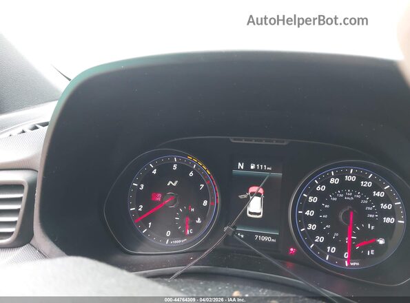 KMHT36AH6LU005272 2020 HYUNDAI VELOSTER N Black უკანა სავარძლების ხედი