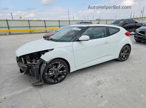 KMHTC6AD0GU256002 2016 HYUNDAI VELOSTER White Передня ліва чверть