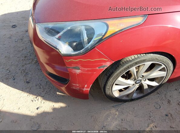 KMHTC6AD2GU266952 2016 HYUNDAI VELOSTER Red Դիմացի տեսք
