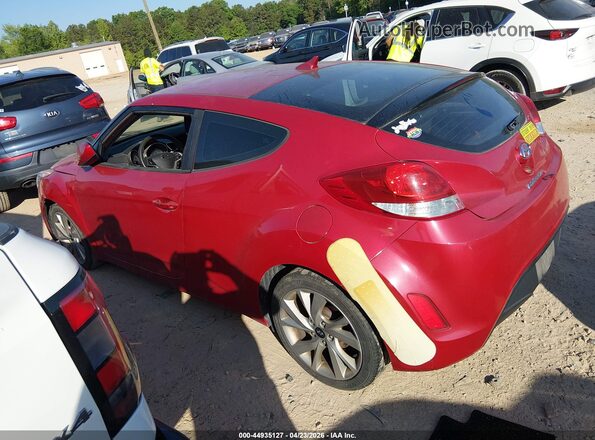 KMHTC6AD2GU266952 2016 HYUNDAI VELOSTER Red Հետևի ձախ
