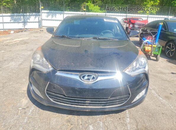 KMHTC6AD4GU285390 2016 HYUNDAI VELOSTER Black Widok z przodu