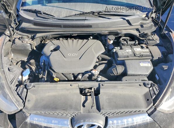 KMHTC6AD4GU296700 2016 HYUNDAI VELOSTER Черный Вид задней части салона
