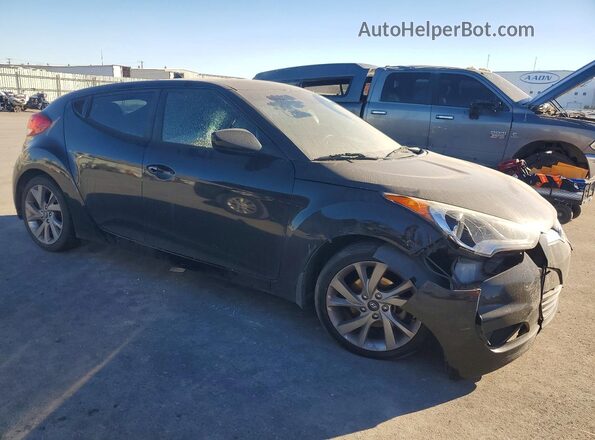 KMHTC6AD4GU296700 2016 HYUNDAI VELOSTER Черный Передняя правая четверть