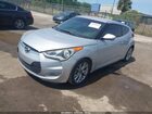 2016 Hyundai Veloster   Серебряный vin: KMHTC6ADXGU276161