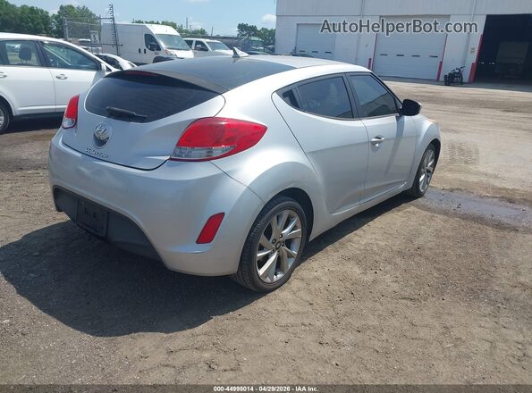 KMHTC6ADXGU276161 2016 HYUNDAI VELOSTER Серебряный Задняя правая четверть
