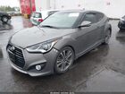 2016 Hyundai Veloster Turbo Серый vin: KMHTC6AEXGU275018