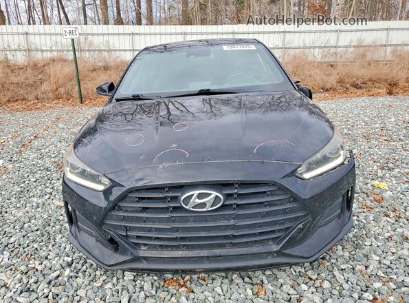 KMHTG6AF0KU002997 2019 HYUNDAI VELOSTER Черный Вид спереди