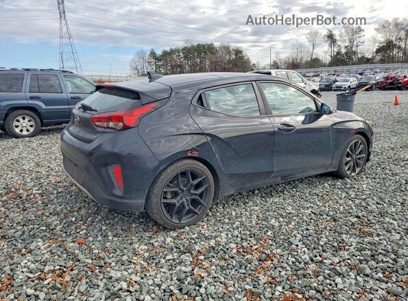 KMHTG6AF0KU002997 2019 HYUNDAI VELOSTER Черный Задняя правая четверть
