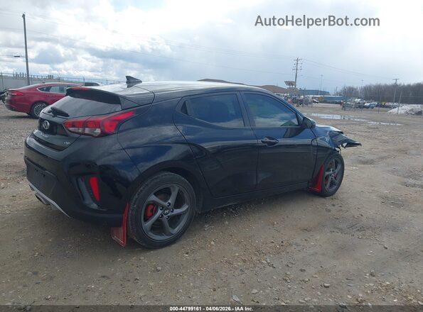 KMHTG6AF1KU010185 2019 HYUNDAI VELOSTER Black Rear right