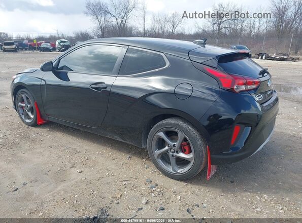 KMHTG6AF1KU010185 2019 HYUNDAI VELOSTER Black Rear left