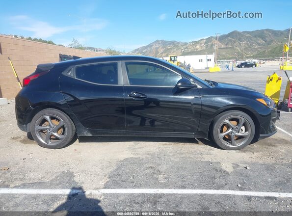 KMHTG6AF2KU013838 2019 HYUNDAI VELOSTER Black Widok wnętrza z tyłu