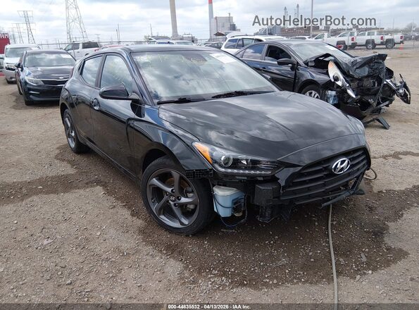 KMHTG6AF3KU015601 2019 HYUNDAI VELOSTER Black Delantero derecho
