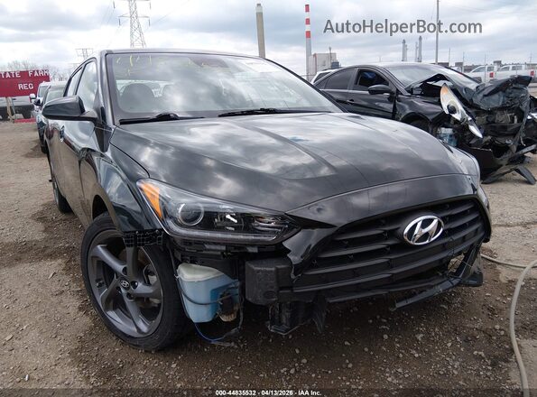 KMHTG6AF3KU015601 2019 HYUNDAI VELOSTER Black Vista frontal