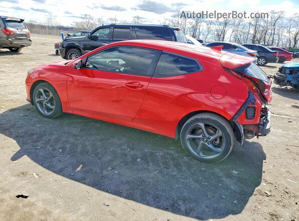 KMHTG6AF7KU011082 2019 HYUNDAI VELOSTER Красный Задняя левая четверть
