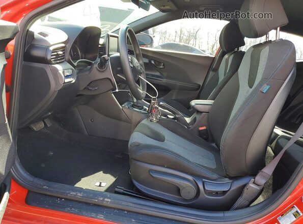 KMHTG6AF7KU011082 2019 HYUNDAI VELOSTER Красный Вид салона спереди