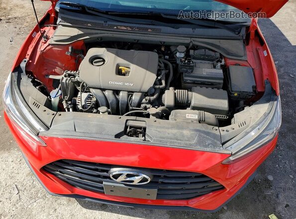 KMHTG6AF7KU011082 2019 HYUNDAI VELOSTER Красный Вид задней части салона