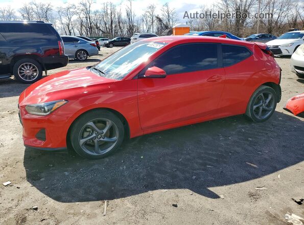 KMHTG6AF7KU011082 2019 HYUNDAI VELOSTER Красный Передняя левая четверть