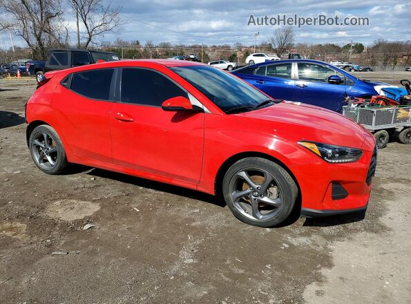 KMHTG6AF7KU011082 2019 HYUNDAI VELOSTER Красный Передняя правая четверть
