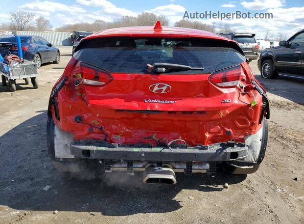 KMHTG6AF7KU011082 2019 HYUNDAI VELOSTER Красный Вид сзади