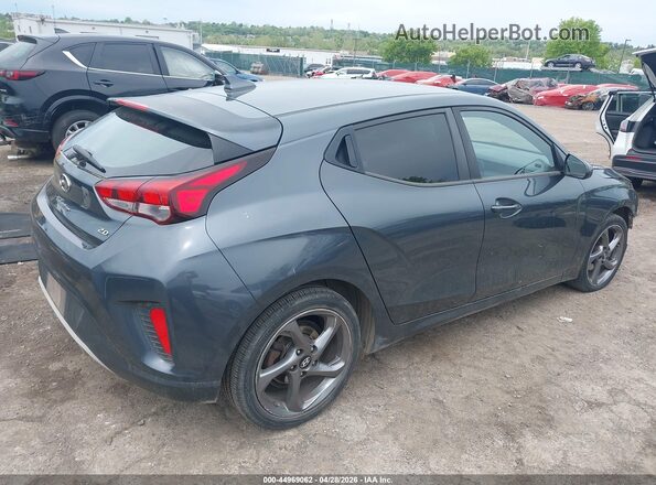 KMHTG6AF7KU017853 2019 HYUNDAI VELOSTER Gray Հետևի աջ