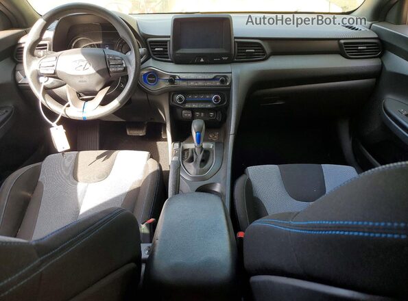 KMHTG6AF7LU031995 2020 HYUNDAI VELOSTER Black Вид панелі приладів
