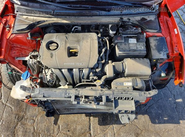 KMHTG6AF7MU032601 2021 HYUNDAI VELOSTER Red Widok wnętrza z tyłu
