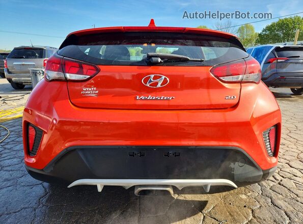 KMHTG6AF7MU032601 2021 HYUNDAI VELOSTER Red Widok z tyłu