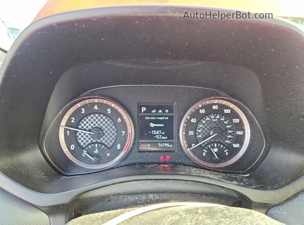 KMHTG6AF7MU032601 2021 HYUNDAI VELOSTER Red Widok zestawu wskaźników