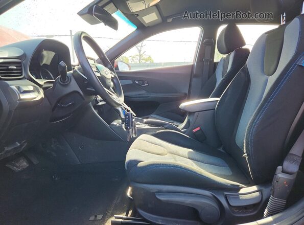 KMHTG6AF7MU032601 2021 HYUNDAI VELOSTER Red Widok wnętrza z przodu