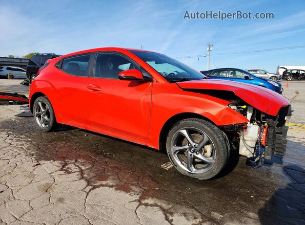 KMHTG6AF7MU032601 2021 HYUNDAI VELOSTER Red Przód prawy