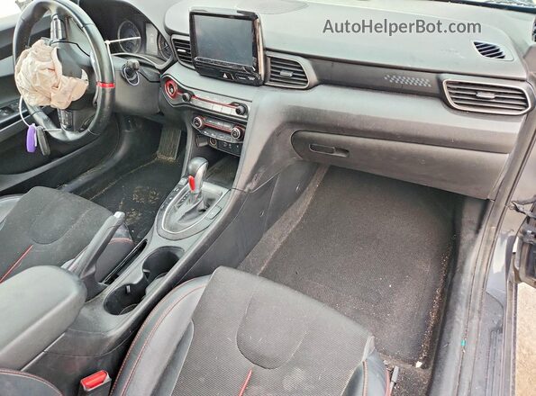 KMHTG6AF8KU005355 2019 HYUNDAI VELOSTER Серый Вид панели приборов