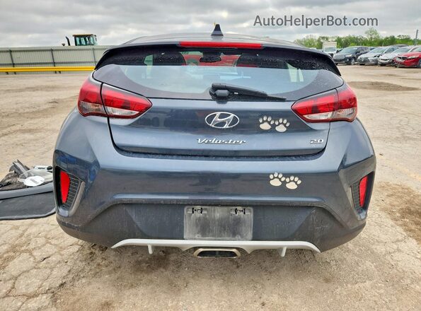 KMHTG6AF8KU005355 2019 HYUNDAI VELOSTER Серый Вид сзади