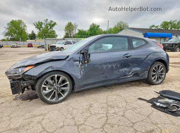 KMHTG6AF8KU005355 2019 HYUNDAI VELOSTER Серый Передняя левая четверть