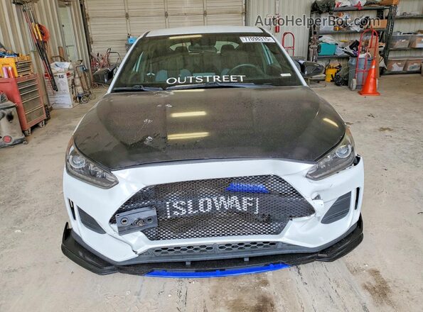 KMHTG6AF9KU009785 2019 HYUNDAI VELOSTER White წინა ხედი