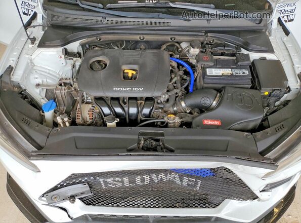 KMHTG6AF9KU009785 2019 HYUNDAI VELOSTER White უკანა სალონის ხედი