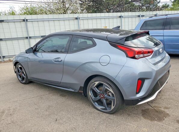 KMHTH6AB9LU031135 2020 HYUNDAI VELOSTER Gray Tył lewy