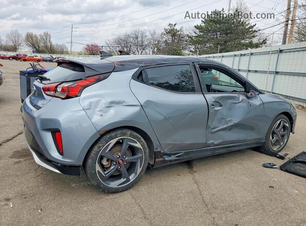KMHTH6AB9LU031135 2020 HYUNDAI VELOSTER Gray Tył prawy