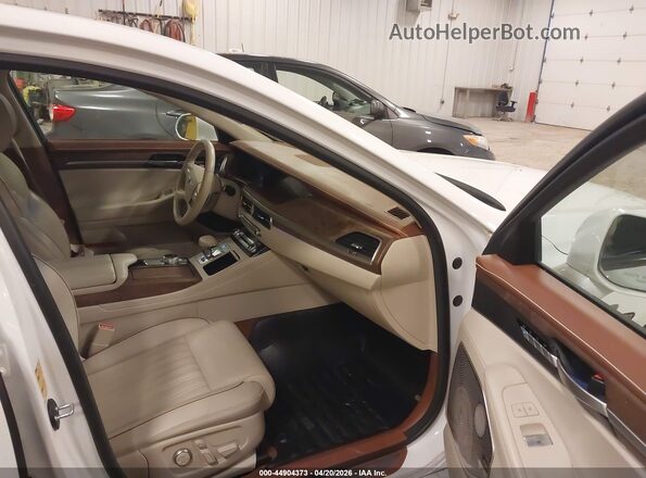KMTF34PA5LU080756 2020 GENESIS G90 White Vista interior delantera
