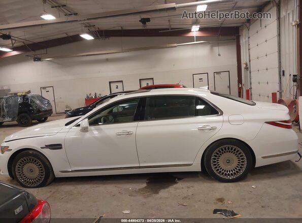 KMTF34PA5LU080756 2020 GENESIS G90 White Vista interior de 360 grados