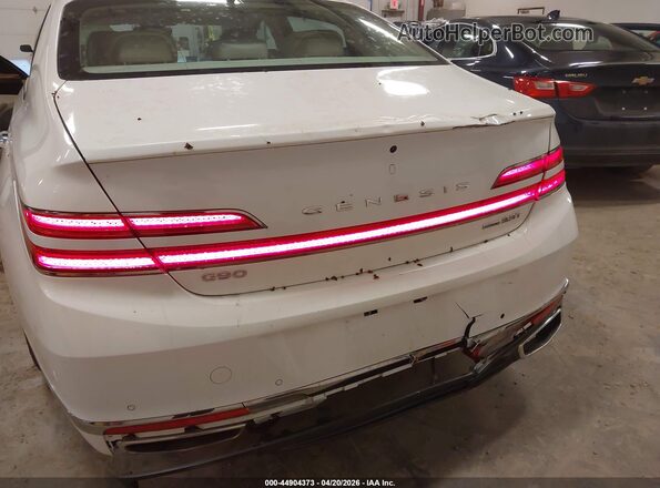 KMTF34PA5LU080756 2020 GENESIS G90 White Vista frontal