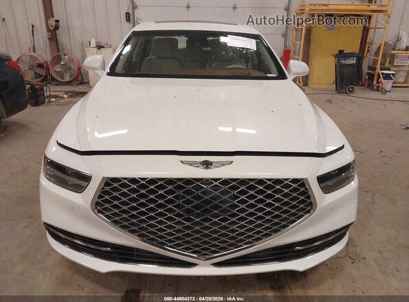 KMTF34PA5LU080756 2020 GENESIS G90 White Vista del cuadro de instrumentos