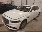 2020 Genesis G90 3.3t Premium Awd White vin: KMTF34PA5LU080756