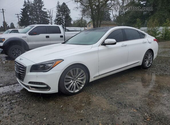 KMTFN4JF4LU335170 2020 GENESIS G80 White Передня ліва чверть