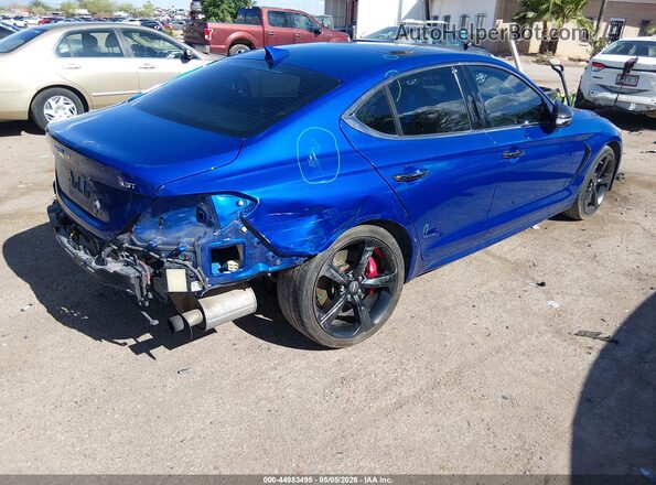KMTG34LE0LU050755 2020 GENESIS G70 Blue Tył prawy