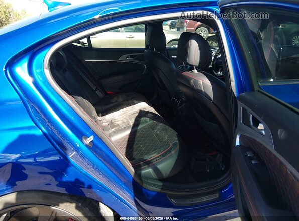 KMTG34LE0LU050755 2020 GENESIS G70 Blue Widok naklejki z numerem VIN