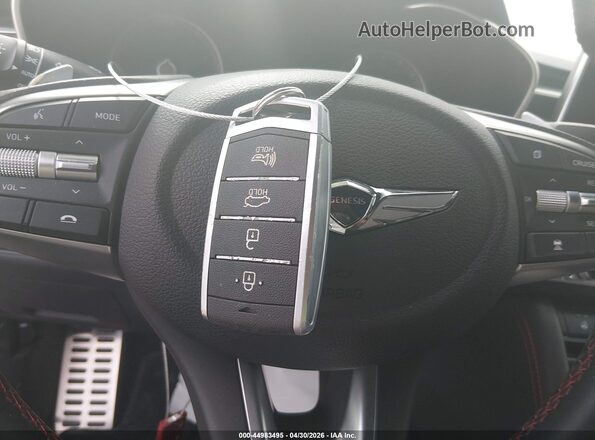 KMTG34LE0LU050755 2020 GENESIS G70 Blue Widok deski rozdzielczej